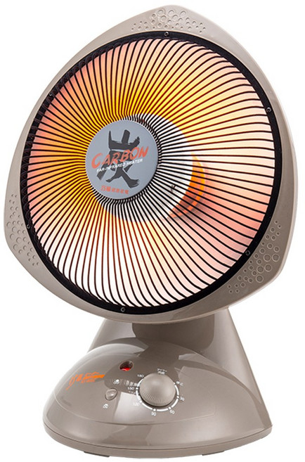 巧福 遠紅外線電暖器, 咖啡色, AS-900C