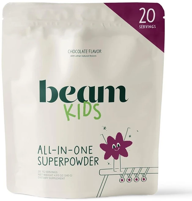 Beam Kids 올인원 슈퍼푸드 파우더 영양 쉐이크 유기농 채소 프로바이오틱스 비타민 면역 지원 장 건강 음료 아동용 일일 영양 인공 감미료 없음, Beam Kids 올인원 슈퍼푸드 파우더, 영양 쉐이크, 1, 140g - 쿠팡