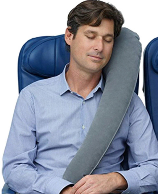 1+1 Ez 장거리 여행용 기내용 올인원 코끼리 숙면 롱 목어깨베개 에어쿠션