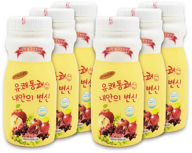 네오팜 유쾌통쾌 내안의변신 100ml 과채음료, 6개