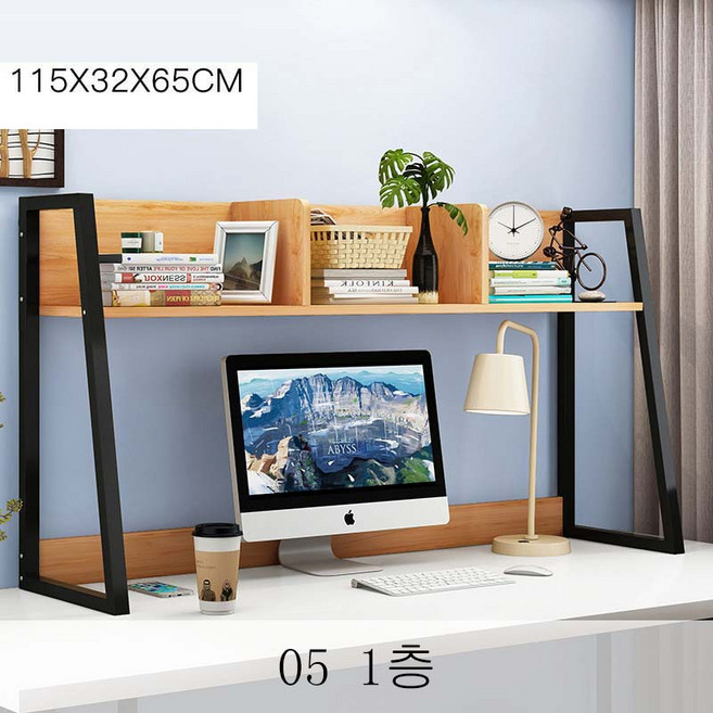 뉴타임즈13 책상 받침대 다층사무용책상 평면컴퓨터책상 학생들의 학습책상 위 책꽂이수납대 XT12 A10, 05 1층