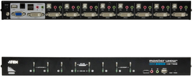 ATEN CS1768 8포트 USB DVI KVM 스위치
