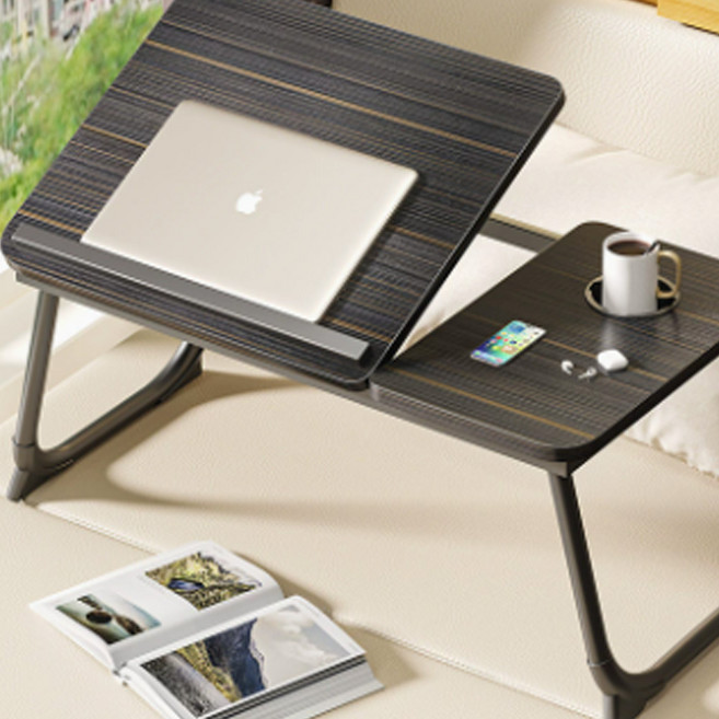 이지몰 접이식 침대 테이블 노트북 거치대 책상 좌식테이블, 블랙