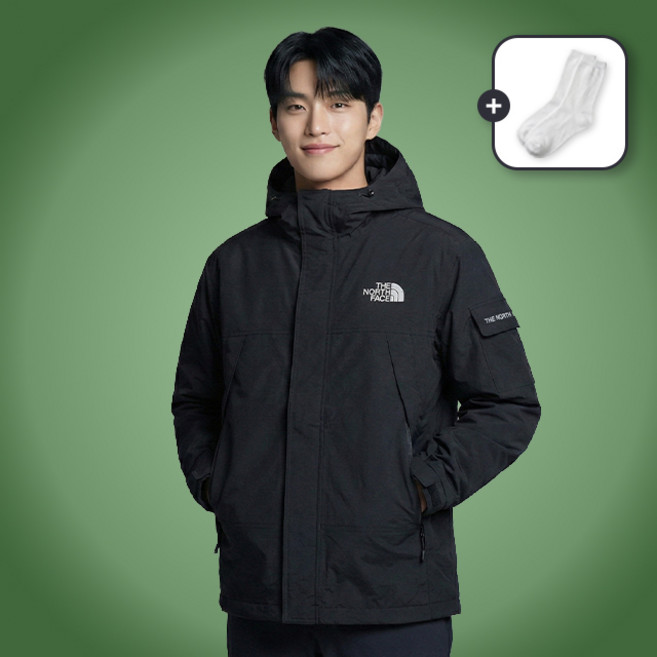 노스페이스 바람막이 OT 프리 WB 아브리 자켓 + 스포츠 양말 세트