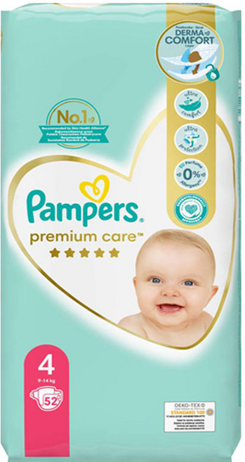 데코마당 무료체험찬스 프리미엄케어 밴드형 기저귀, 2매, 4단계