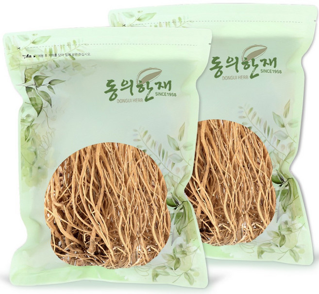 동의한재 최상품 통자 국산 우슬 뿌리, 500g, 2개