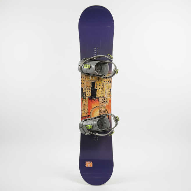 (중고) K2 스노우보드 데크140cm 바인딩 세트 JU1217SB