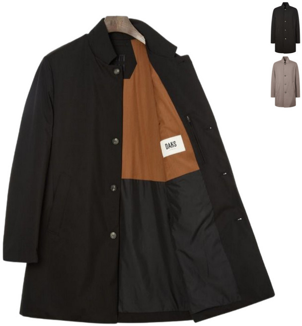 닥스 맨 OLMETEX 프리미엄 층전재 경량 트렌치 코트 95~115 size 남성 의류 하프 점퍼