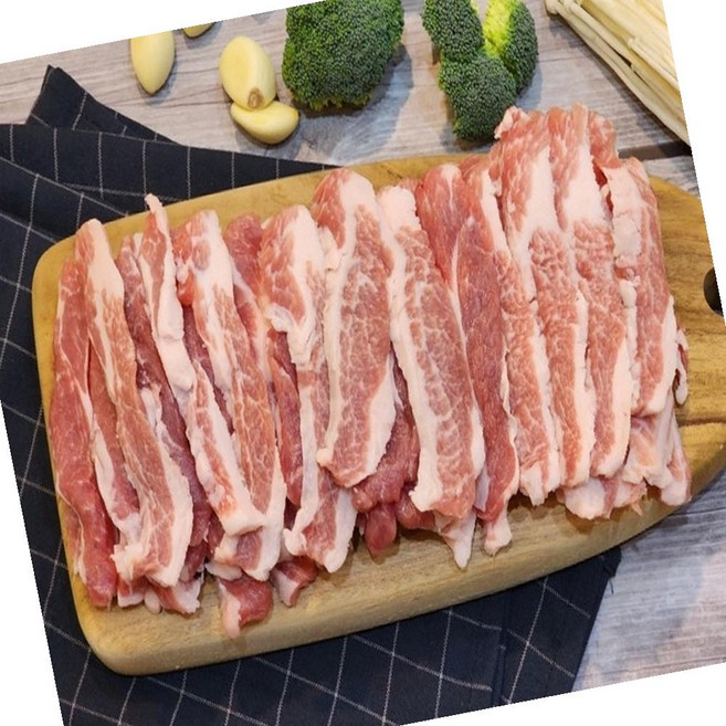 국내산 녹돈 담백 가브리살 500g 돼지고기 구이용 삼겹살, 1개