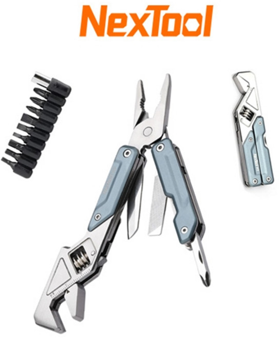 넥스툴 라이트 렌치 W2 / NEXTOOL Light Wrench W2 With Bit Kit [한강사 A/S가능 시리얼 넘버] / 다기능 미니 렌치 멀티툴, 1개