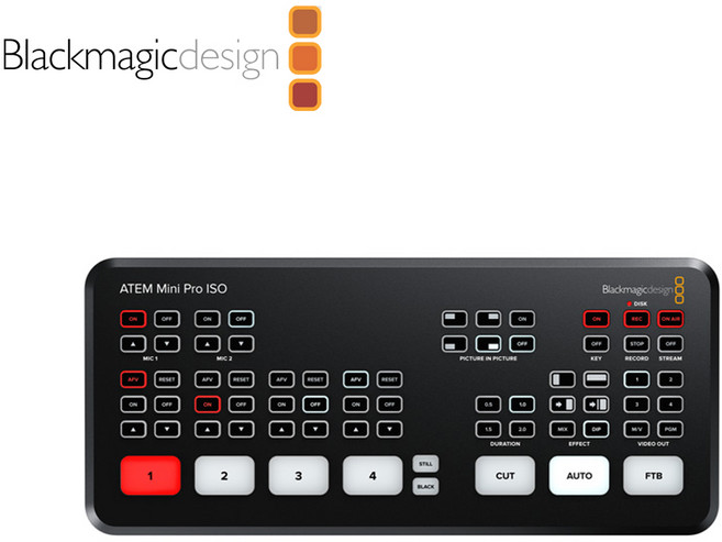 Blackmagic 블랙매직 ATEM Mini Pro ISO 아템 미니 프로