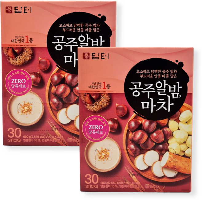 담터 공주알밤마차, 2개, 30개입, 20g