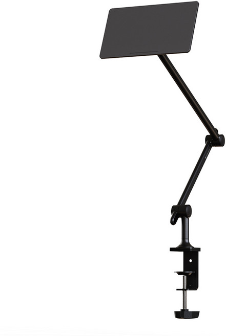 지니비 패드바이미 마그네틱 자석 아이패드 거치대 책상 클램프형, 12.9인치 - 프로 3/4/5/6세대, 블랙, 1개