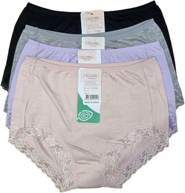 챠밍 308 팬티 4입