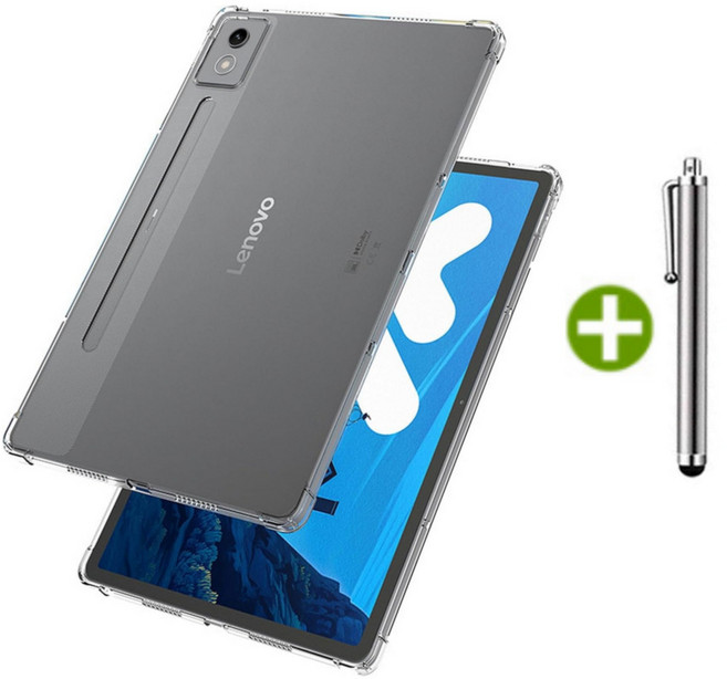 레노버탭 샤오신 패드 프로 12.7 2세대 2025 호환 클리어 젤리 케이스 커버 TB-373FU 375FC Lenovo Tab XiaoXin Pad Pro 케이스나라, 투명, 1개