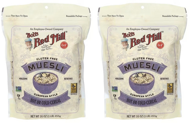 밥스레드밀 유러피안 뮤즐리 453g x2봉 gluten free Muesli, 2개