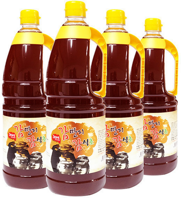 상주감식초 감딴지 감식초 과일 발효 식초, 4개, 1.8L