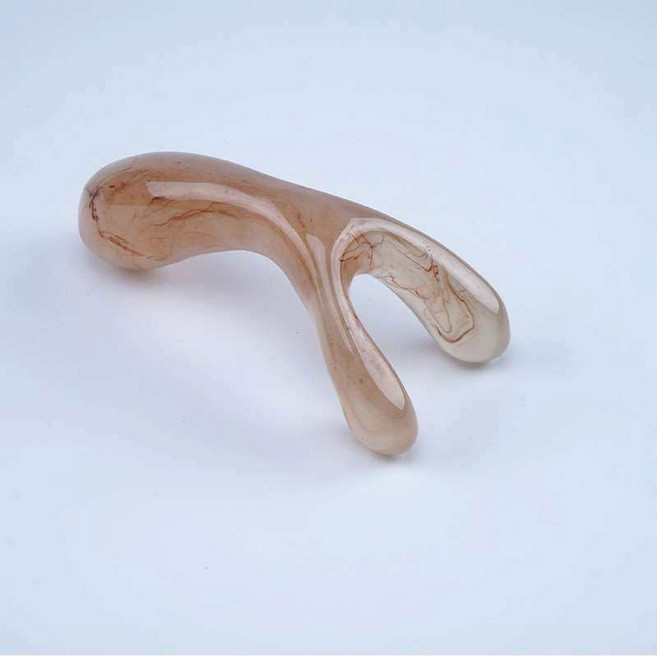 배꼽 힐링기 지압 장마사지 힐링 배꼽힐링기 승모근 스틱 변비지압 마사지스틱 어깨 흡착, 라이트카키