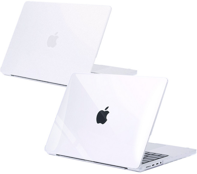 트루커버 맥북 에어 M2 M3 M4 13인치 A2681 A3113 A3240 크리스탈 매트 투명 하드케이스, 크리스탈 투명 케이스, 에어 M4 13인치(A3240)