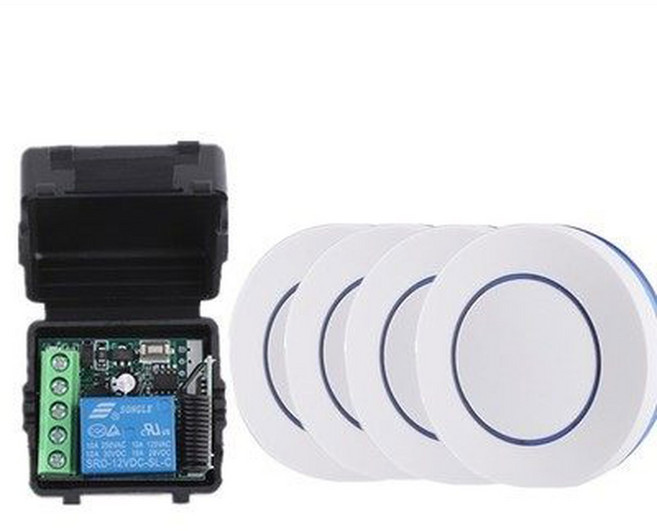 12V 메탈 도어락 리모콘 스위치 24V 1인 2리모콘 도어락 도어락, 원형1토 4매입티켓포함