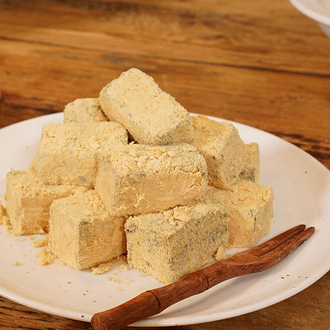 떡기리 쑥떡 콩가루 찰떡 쑥 인절미 찹쌀떡 선물 답례떡 200g 4팩, 4개