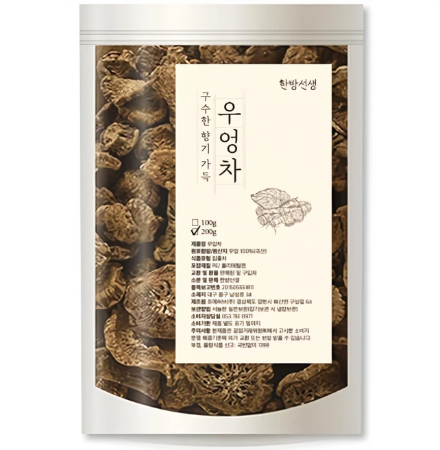 한방선생 볶은 우엉차, 200g, 1개입, 1개 - 쿠팡