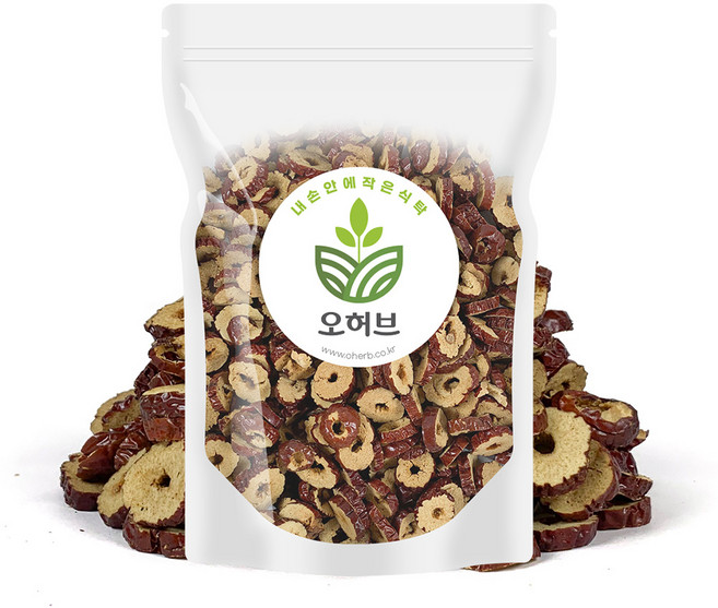 대추칩 대추과자 대추슬라이스 대추채 1kg(500gx2), 1개, 1kg