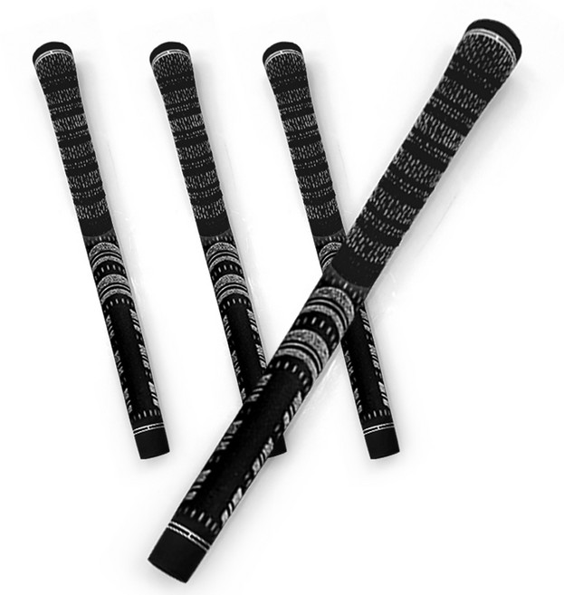 스컬독 골프 반실 그립 셀프그립교체 60라운드 실그립 교체용품지급, 블랙