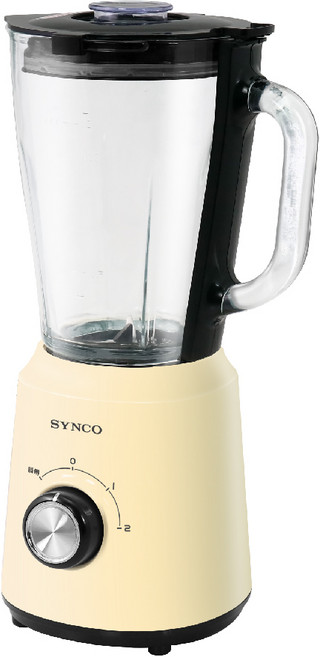 新格SYNCO 1.5L玻璃杯活力碎冰果汁機, SKJ-15C21A