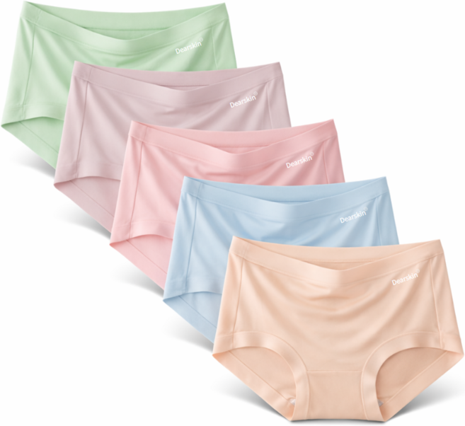디어스킨 고탄력 60수 모달 노라인팬티 5p