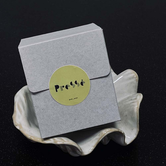 프레쎄 샌드쿠키 박스 수제쿠키 선물세트 답례품 초코바닐라 맛, 3개, 30g