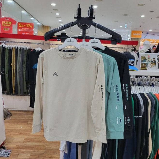 소매포인트 긴팔티셔츠