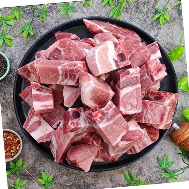 VGD 돼지갈비 찜갈비 김치찜 3cm 사각기둥 찜용 5kg 삼겹찜 매운찜, 1개