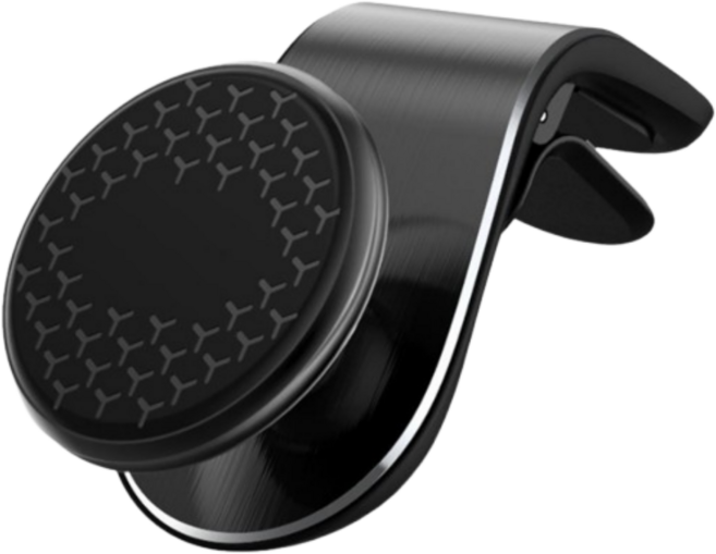 펠코스 차량 핸드폰 거치대 송풍구 자석, 블랙, 1개