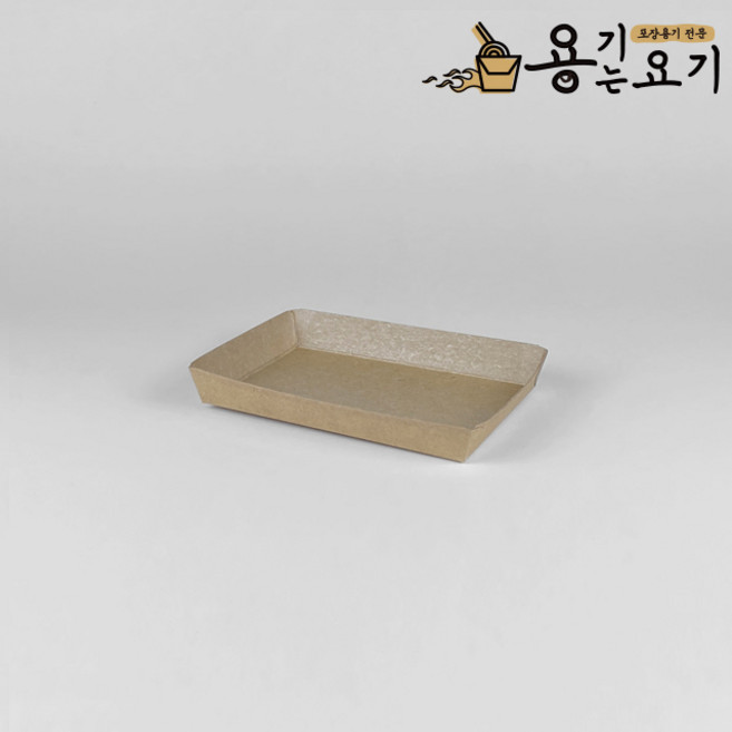 [용기는요기] 행사중 크라프트 일회용 종이트레이 크로플 타코야끼 햄버거 김밥 떡 포장용기 ky 1-3호 (1200개), 1개, 1200개