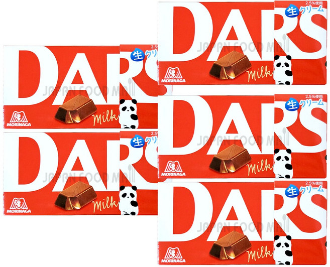 모리나가 다스 밀크 초콜릿, 5개, 47g