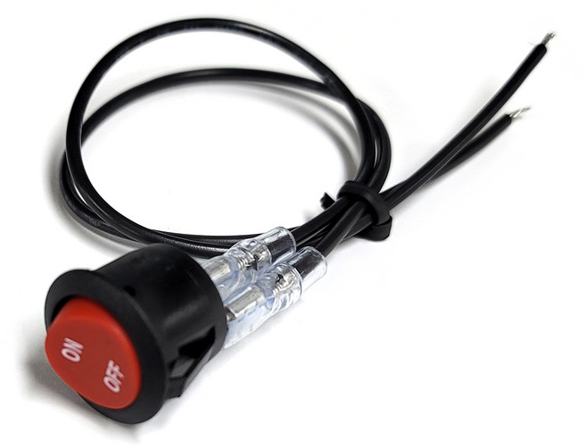원형 온오프 스위치 12v 24v RL3-511 라인용, RL3-511 적색 라인용, 1개