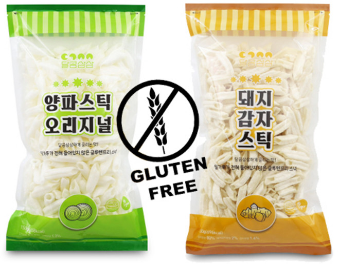 이호 편의점 간식배달 밀가루가 안들어간 건강한 양파 돼지 감자 스틱 과자 아아들 간식 부모님 간식 술안주, 2개, 150g