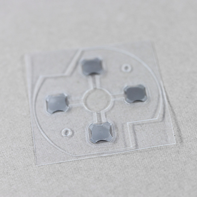 XBOXONE 시리즈 컨트롤러 D 패드 버튼용 수리 부품 100개 금속 돔 전도성 필름 스티커 Xbox one Slim용 교체품, 1) For Xbox One