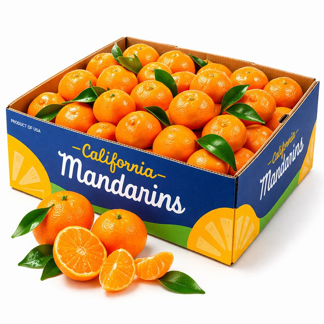 프리미엄 고당도 캘리포니아 만다린 귤, 1박스, 만다린 귤 5Kg