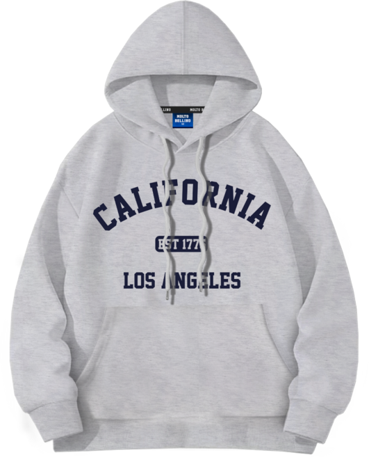 sicco 몰토벨리노 베이직 캘리포니아1776 특양면 후드티