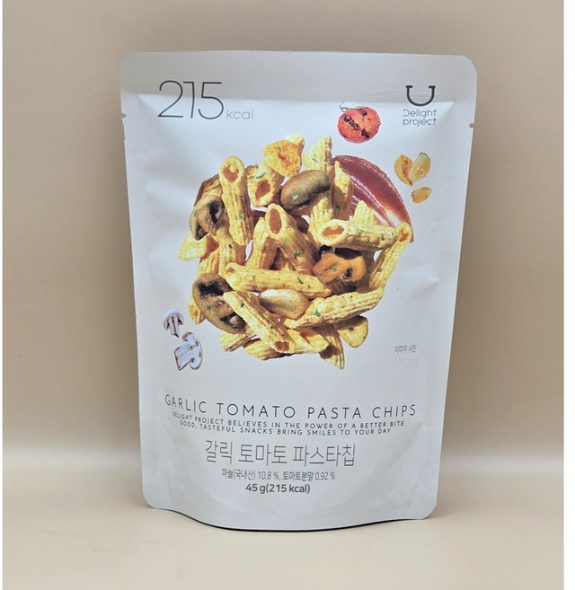 딜라이트 프로젝트 파스타칩 갈릭토마토, 2개, 45g