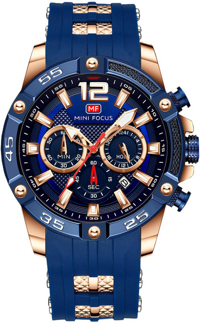 미니포커스 남성용 우레탄밴드 손목시계 MF0349G02