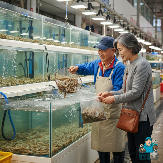 (늘푸른 수산) 자연산 급냉 중하새우 (1kg당 100마리 내외 / 10kg까지 합포장 발송) 당일조업 어획 동결 사계절 요리용, 1박스, 2kg