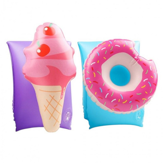 KC인증 국내 배송 튼튼한 아동 성인 암링 튜브 암튜브 수영 팔튜브 바캉스 물놀이용품, 1개, 암튜브아이스크림