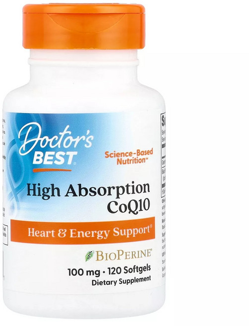 Doctor's BEST 輔酶Q10軟膠囊 100mg, 120顆, 1罐