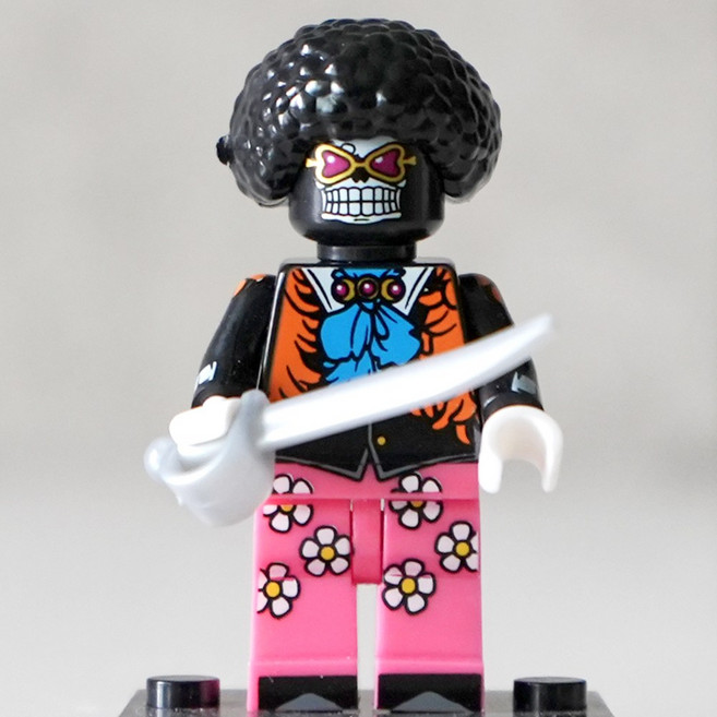 핸드브릭 팩토리 커스텀 미니브릭 피규어 원피스 해적 호환 블록호환, 010. 브룩, 1개