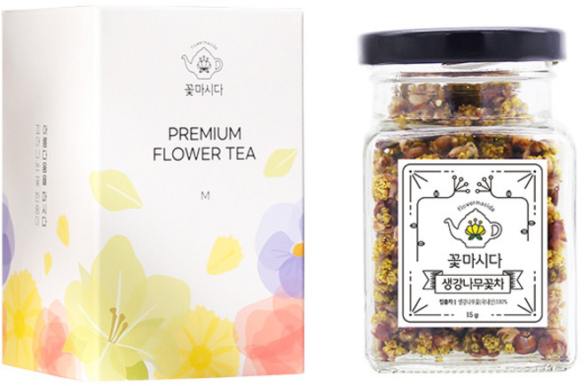 꽃마시다 생강나무꽃차 미디움 15g, 1개입, 1개