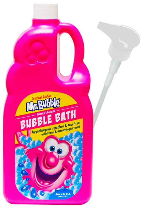 [미스터버블]오리지널 버블바스 유아바스 거품목욕제 1060ml+펌프, 1개, 1.06L