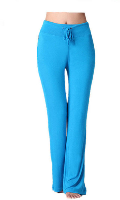 댄싱기본컷 스포츠댄스복 댄스바지 뉴타임즈1008YD001, 푸른색